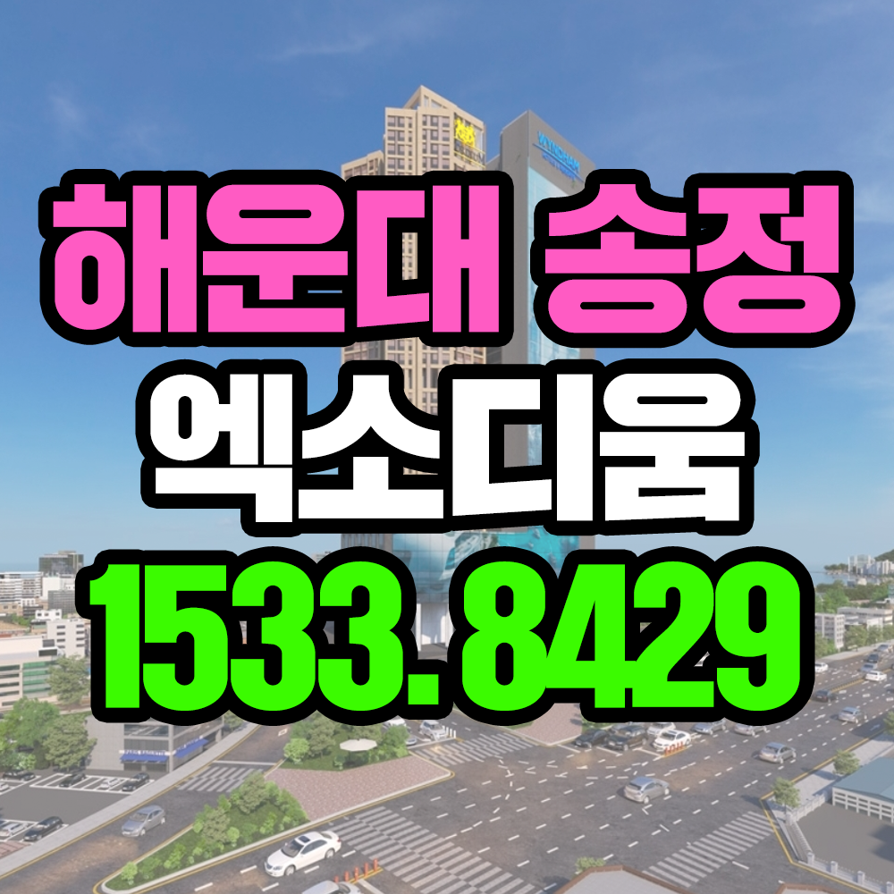 해운대 송정 엑소디움 1533-8429